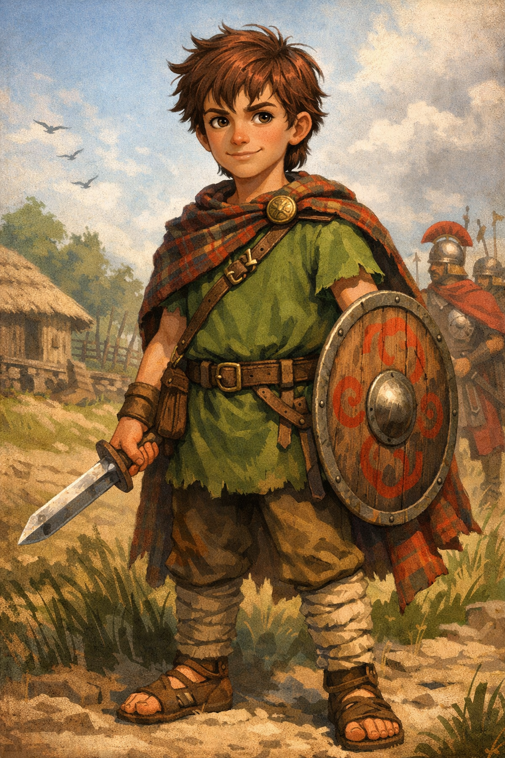 Catuix, jeune Gaulois de 12 ans (58 av. J.-C.)